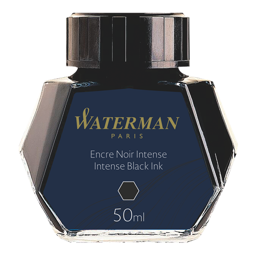 S0110710 Waterman Комплектующие Флакон с чернилами для перьевой ручки, цвет:  Black