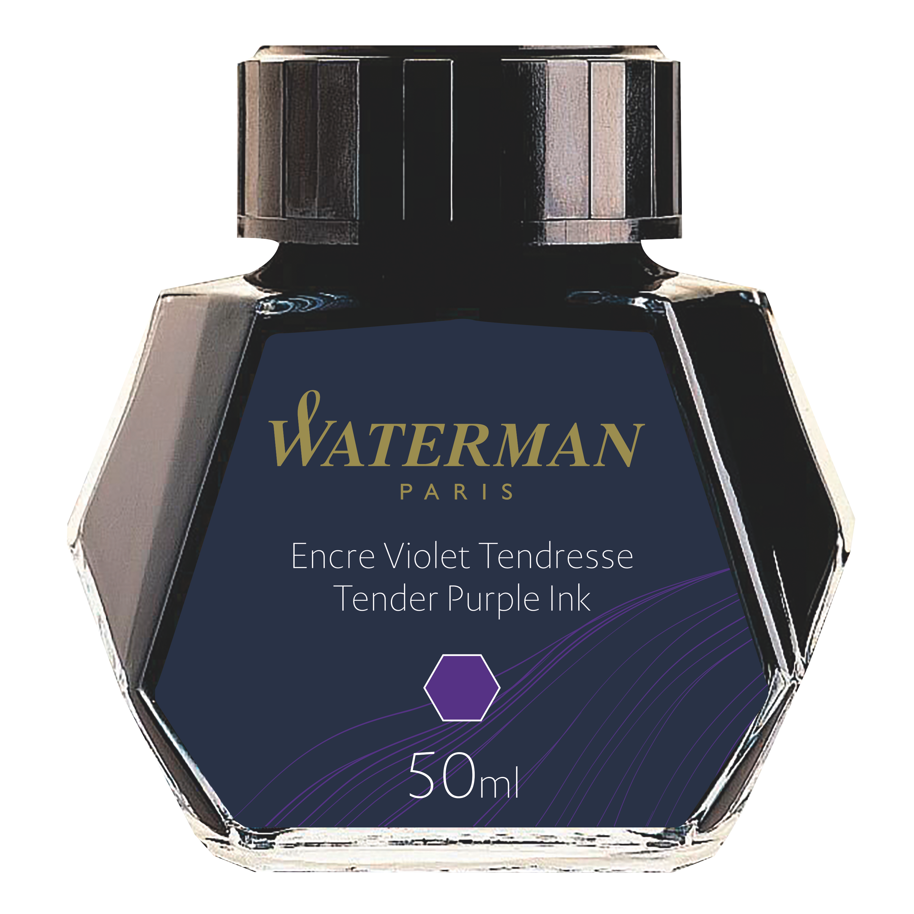 S0110750 Waterman Комплектующие Флакон с чернилами для перьевой ручки, цвет: Vio (Фиолетовый)