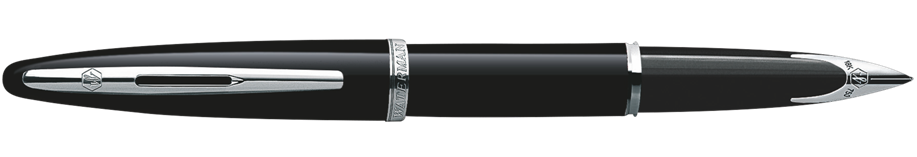 S0293970, S0293960 Waterman Carene Перьевая ручка, цвет: Black ST, перо: F или М чернила: blue
