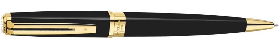 S0636960 Waterman Exception Шариковая ручка, цвет: Slim Black GT, стержень: Mblue