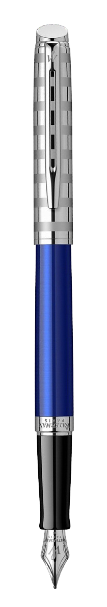 2117784 Waterman Hemisphere Ручка перьевая   French riviera Deluxe BLU LOUNGE в подарочной коробке